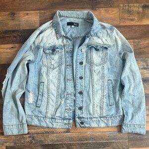 Kut from the Kloth Boyfriend Light Blue Denim Jacket